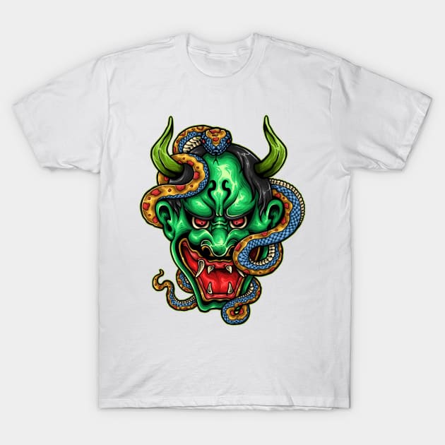 Oni Demon T-Shirt by World upside down